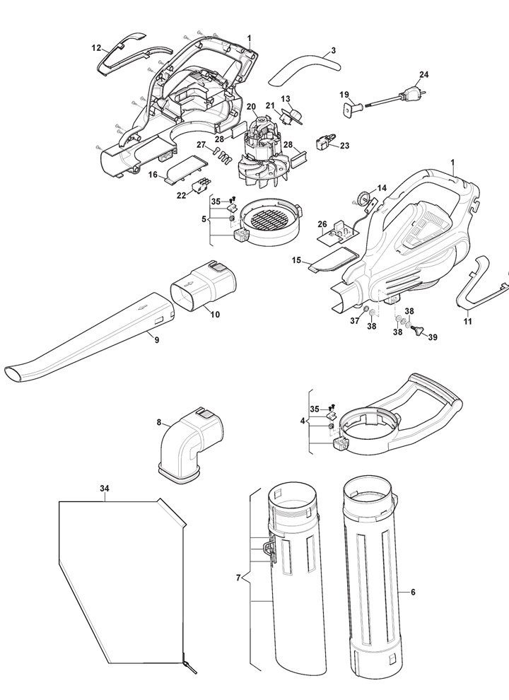 Stiga SBL2600 255260002/14 -Main