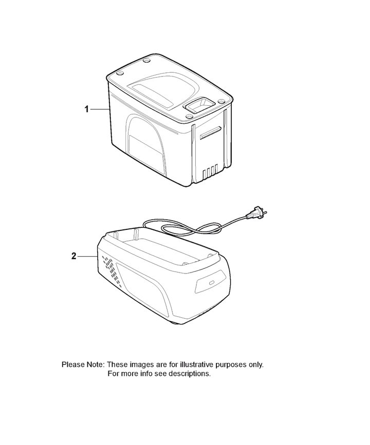 Stiga SBC500AE 278200008/ST2 - Battery