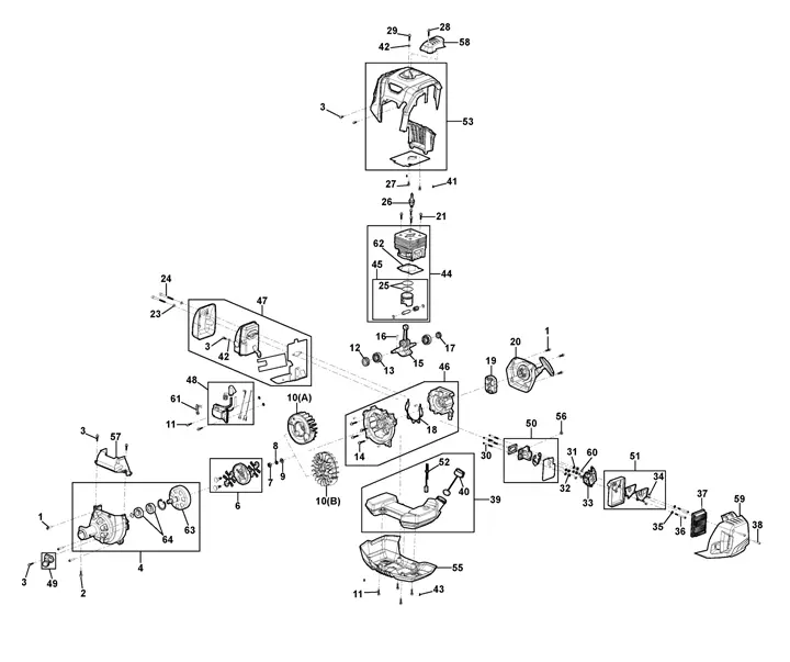 SBC 656 DX (2021) Stiga SBC656DX 283524008/ST1 -Engine
