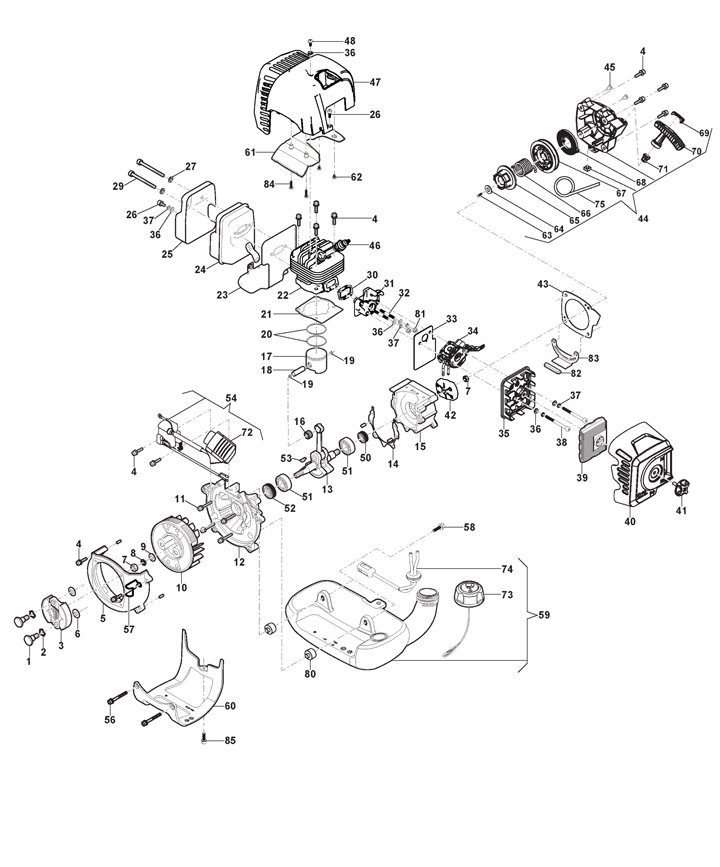 SBC 252 D (2021) Stiga SBC252D 287421002/17 - Engine