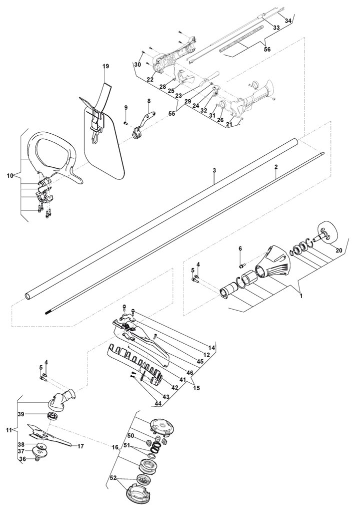 Stiga SBC232 287220002/16 - Transmission