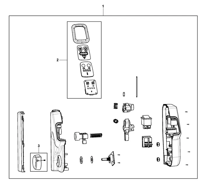 Stiga Twinclip 950SQAE 294513898/ST1 - Dead Hand Switch