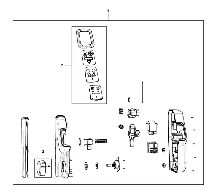 Stiga Multiclip 50SXDAE 291503078/ST1 - Dead Hand Switch