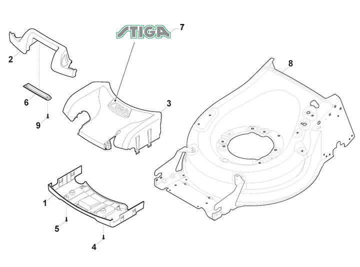 Stiga Combi 50SQDAE 294507878/ST1 - Mask
