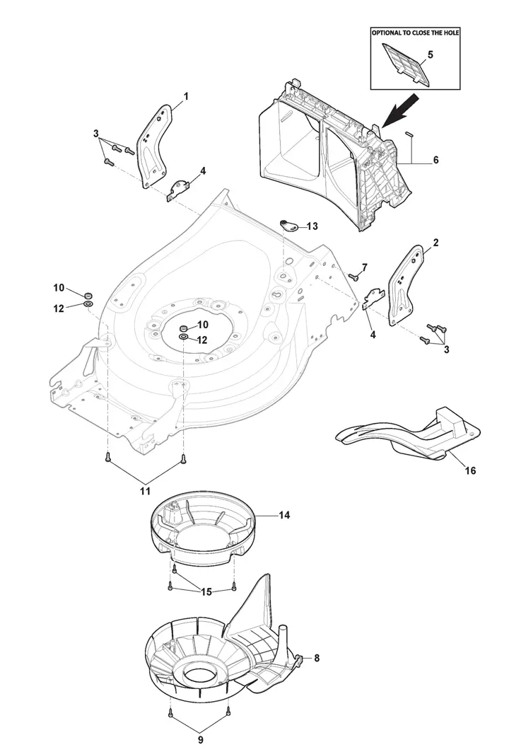 Stiga Combi 950SQAE 294507898/ST1 - Protection, Belt