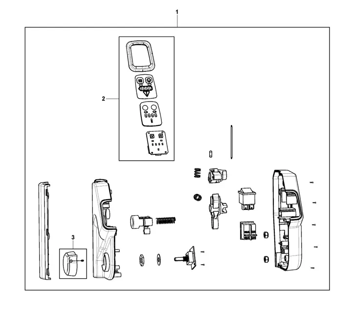 Stiga Combi 955SQAE 294557898/ST1 - Dead Hand Switch