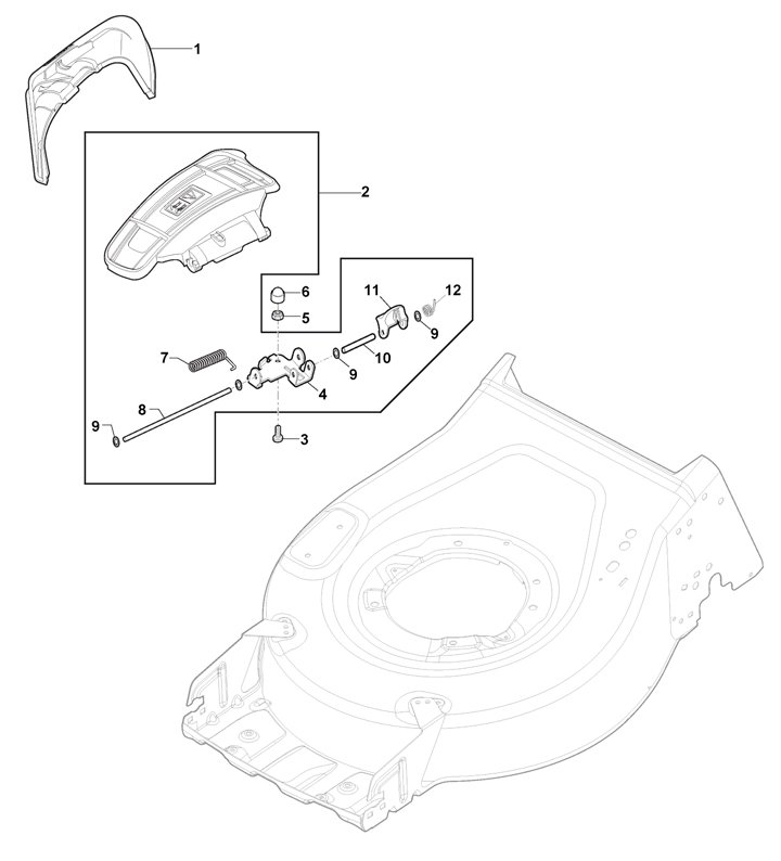 Stiga 48SQDAE 2L0483908/ST1 - Ejection Guard