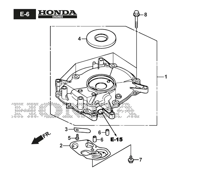 TWINCLIP 55 SVEQ H (2021) Stiga 55SVEQH 2945638/ST1 - Crankcase Cover