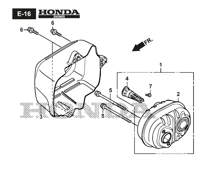 Stiga 55SVEQH 2945638/ST1 - Muffler