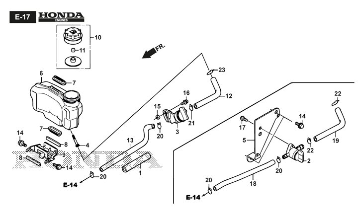 Stiga 55SVEQH 2945638/ST1 - Fuel Tank