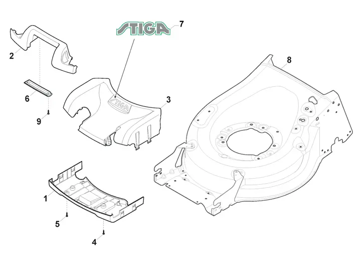 Stiga Combi 50SVEQH 294503538/ST1 - Mask