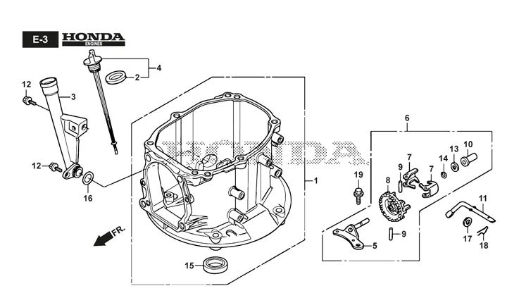 Stiga Combi 50SVEQH 294503538/ST1 - Crankcase