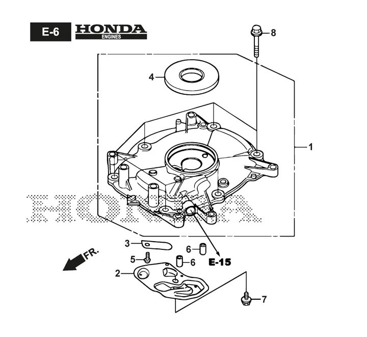 COMBI 50 SVEQ H (2021) Stiga Combi 50SVEQH 294503538/ST1 - Crankcase Cover