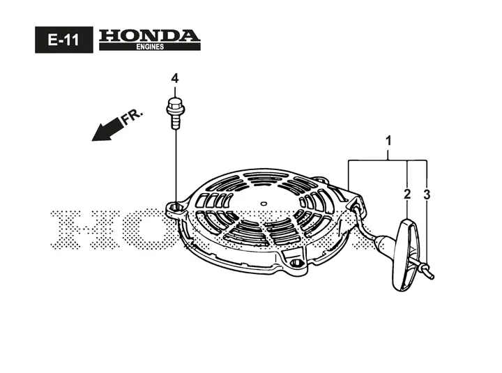 Stiga Combi 50SVEQH 294503538/ST1 - Recoil Starter