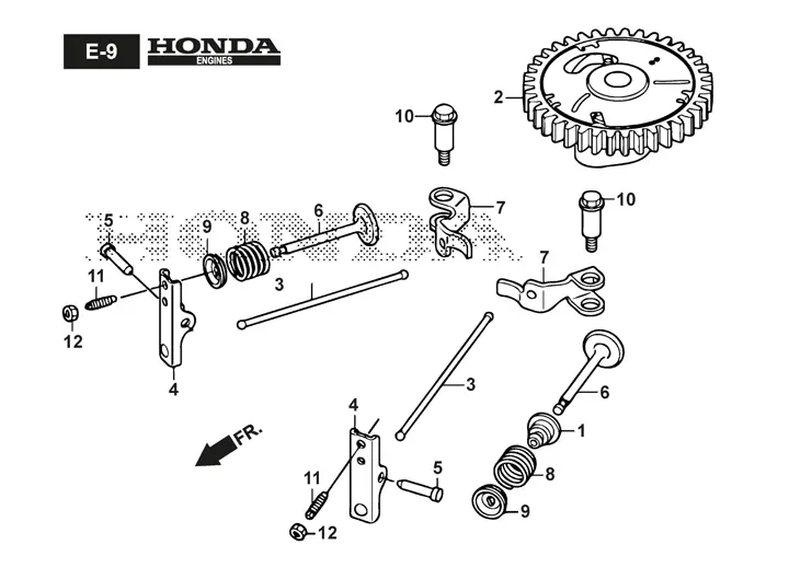 Stiga Multiclip PRO 50SXH 291502138/ST1 - Camshaft