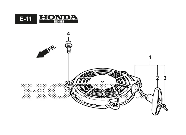 MULTICLIP PRO 50 SX H (2021) Stiga Multiclip PRO 50SXH 291502138/ST1 - Recoil Starter