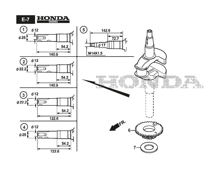 Stiga Twinclip 50SQH 294512838/ST1 - Crankshaft