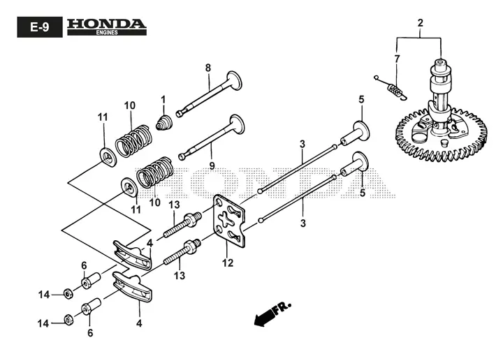 Stiga Twinclip 55SHBBC 294568038/ST1 - Camshaft