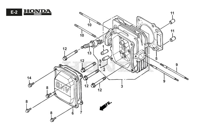 Stiga Twinclip 55SRH BBC 294569338/ST1 - Cylinder Head