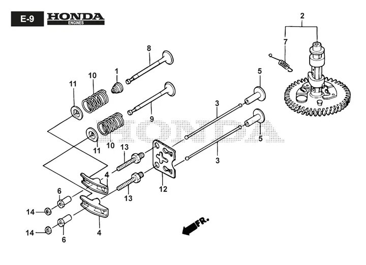 Stiga Twinclip 55SRH BBC 294569338/ST1 - Camshaft