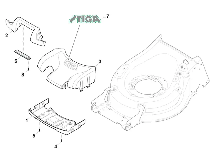 Stiga Twinclip 50SVEQB 294513528/ST2 - Mask