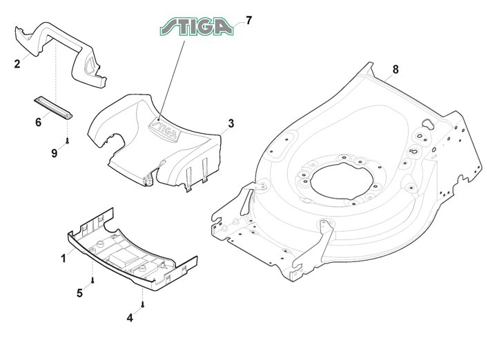 Stiga Combi 50SQ 294502848/ST1 - Mask