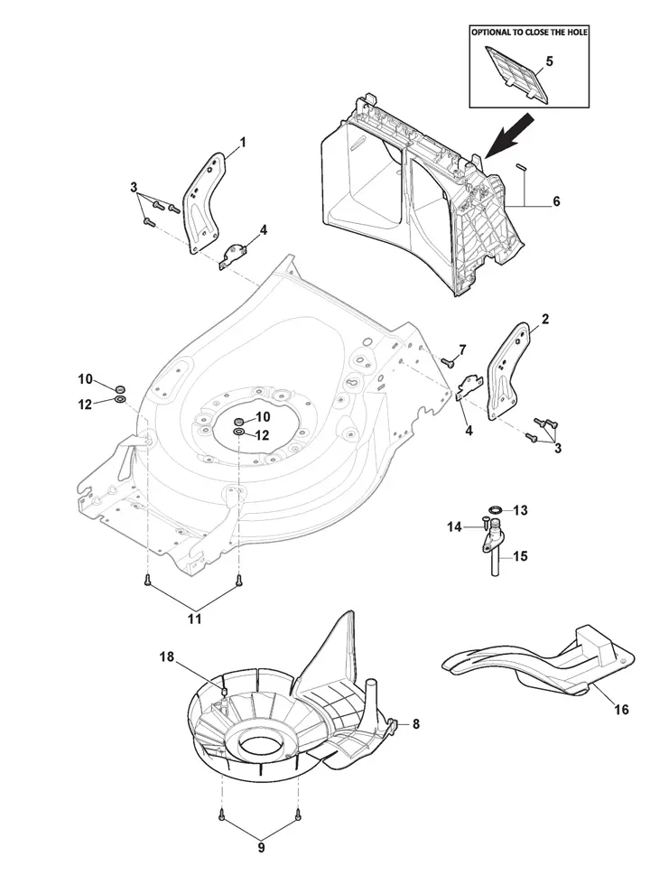 Stiga Combi 50SQ 294502848/ST1 - Protection, Belt