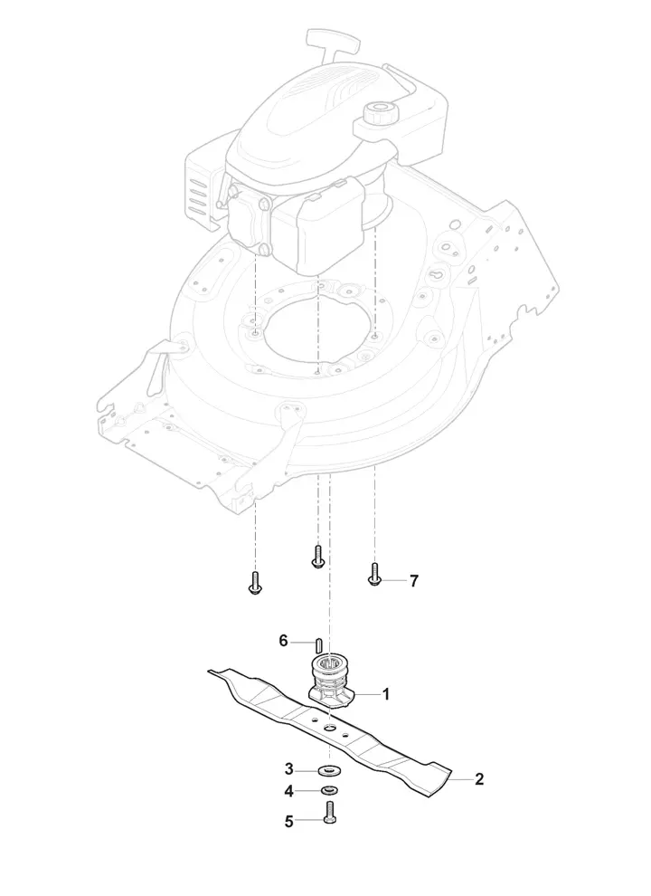 Stiga Combi 50SQ 294502848/ST1 - Blade