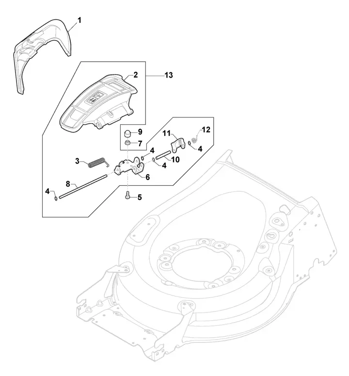 Stiga Combi 55SQ 294556848/ST1 - Ejection Guard