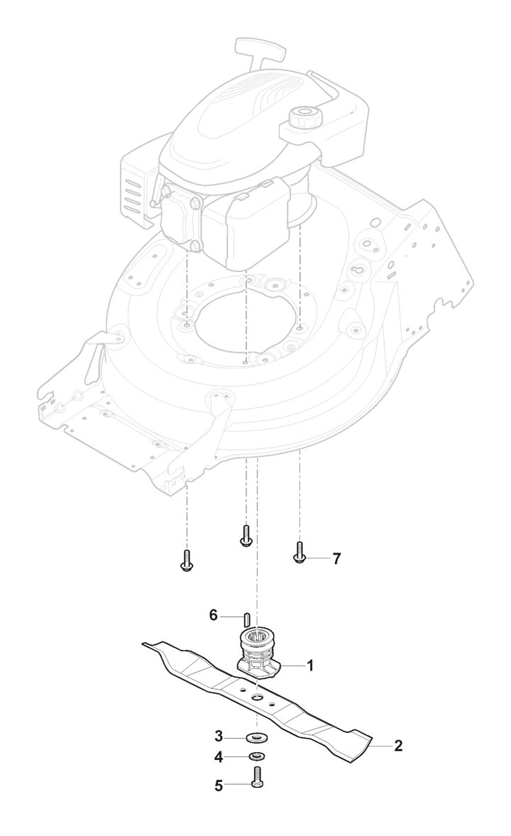 Stiga Combi 55SQ 294556848/ST1 - Blade