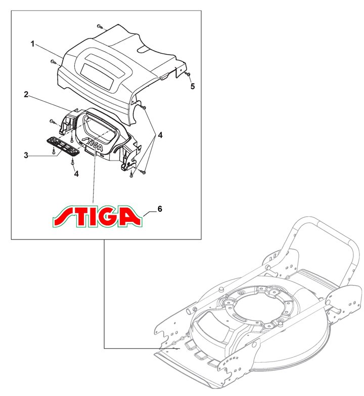 Stiga Multiclip 47SQ 298472848/ST1 - Mask