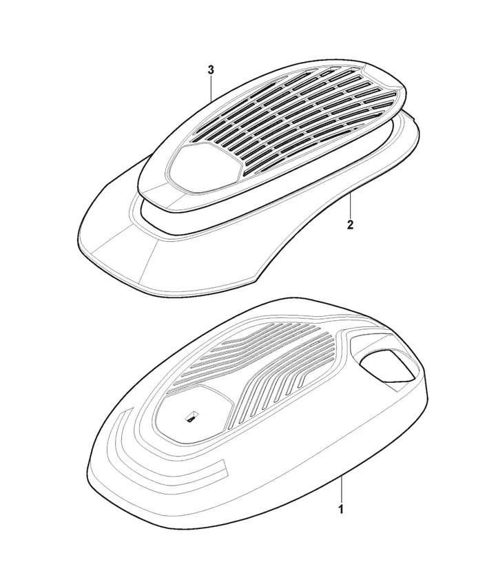 Stiga Twinclip 55SVH 294563038/ST1 - Engine Cover