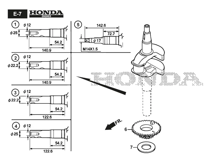Stiga Twinclip 55SVH 294563038/ST1 - Crankshaft