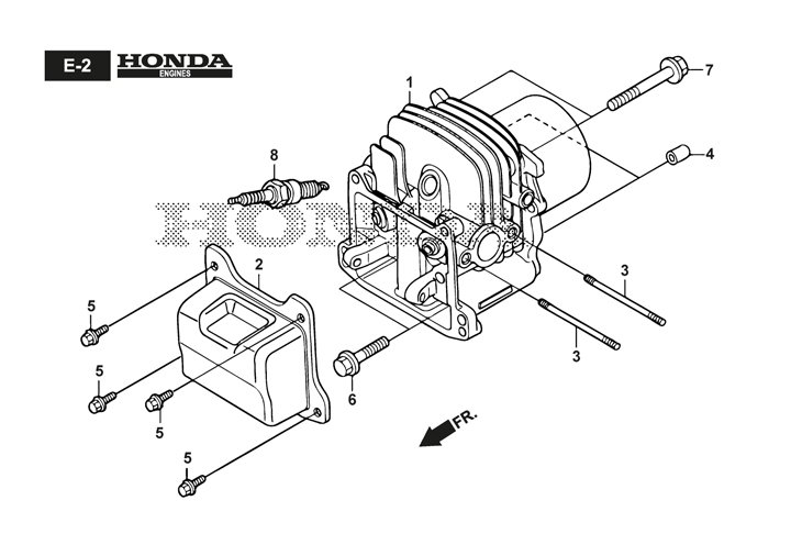 Stiga Twinclip 55SVH 294563038/ST1 - Cylinder Head