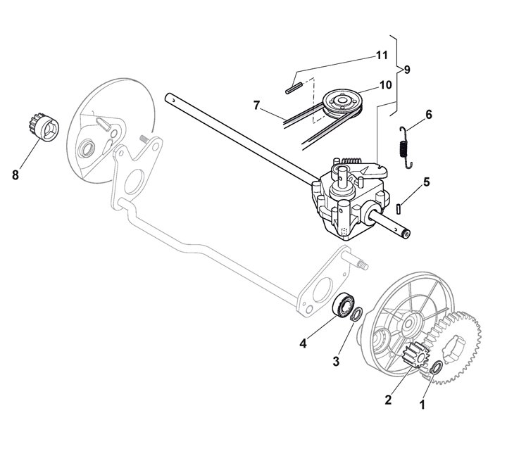 MULTICLIP 50 SXE B (2021) Stiga Multiclip 50SXEB 291502528/ST1 - Transmission