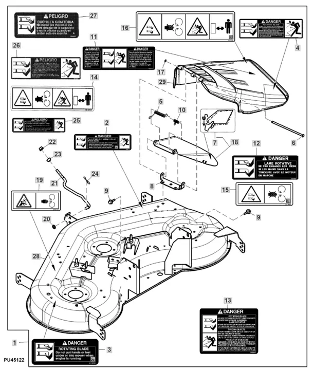 PartsList.pdf John Deere X167 - Mower Deck 48inch 1of2