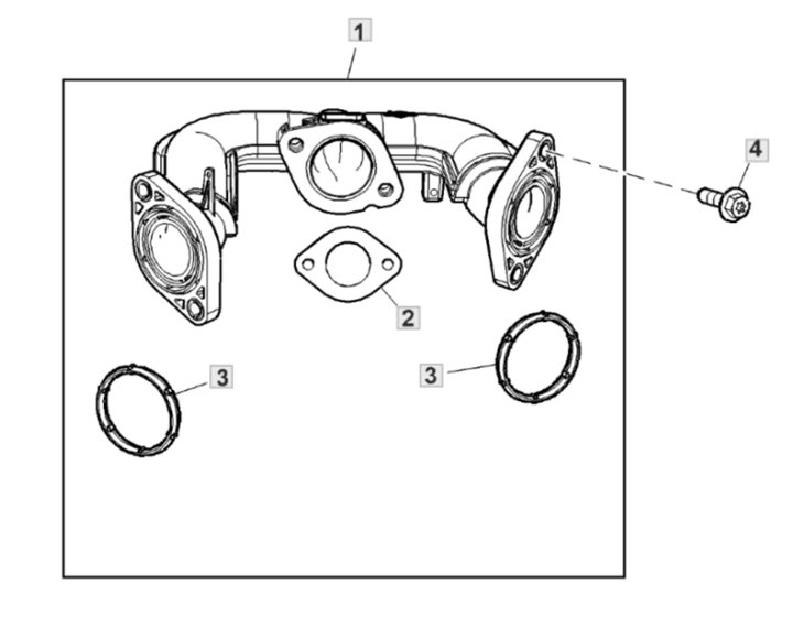 John Deere X147R - Intake Manifold