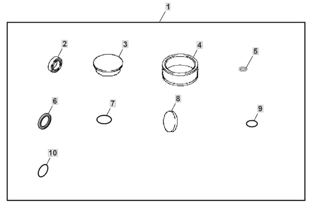 John Deere X127 - Seal Kit