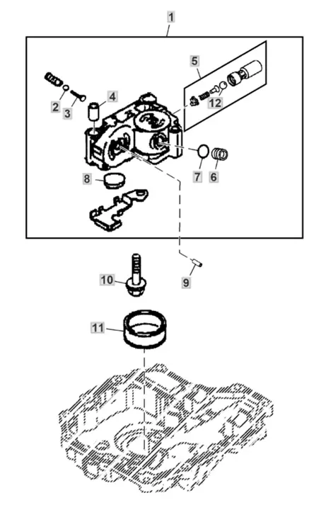 PartsList.pdf John Deere X127 - Valves, Transaxle Center Case