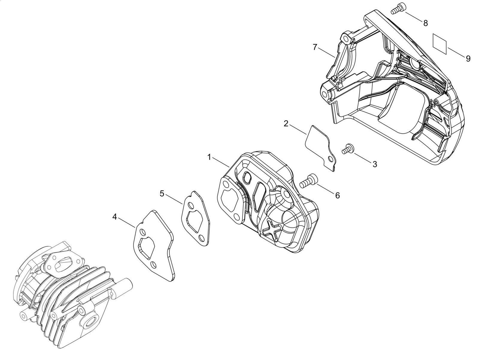2064 Echo CS2511TES (38000001-38999999) - Muffler