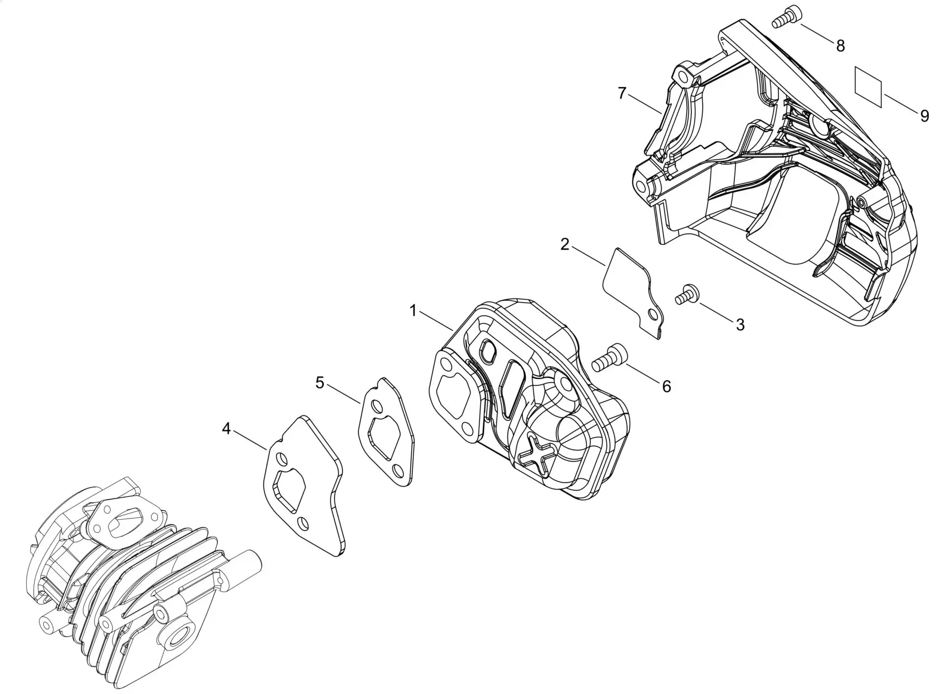 Echo CS2511WES (38000001 to 38999999) - Muffler