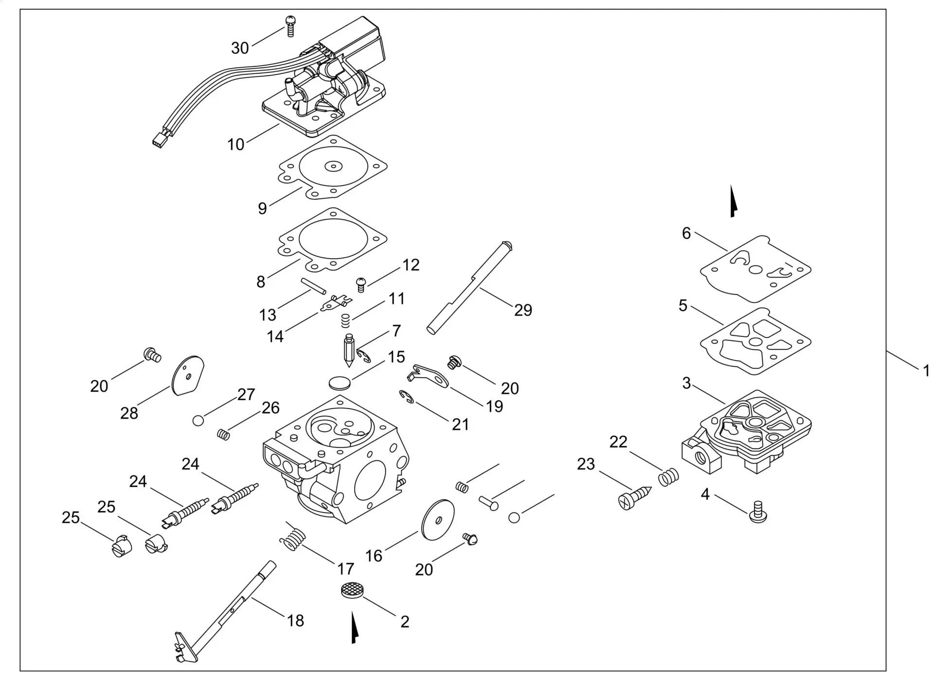 Echo CS3510AC (38000001 to 38999999) - Carburetor