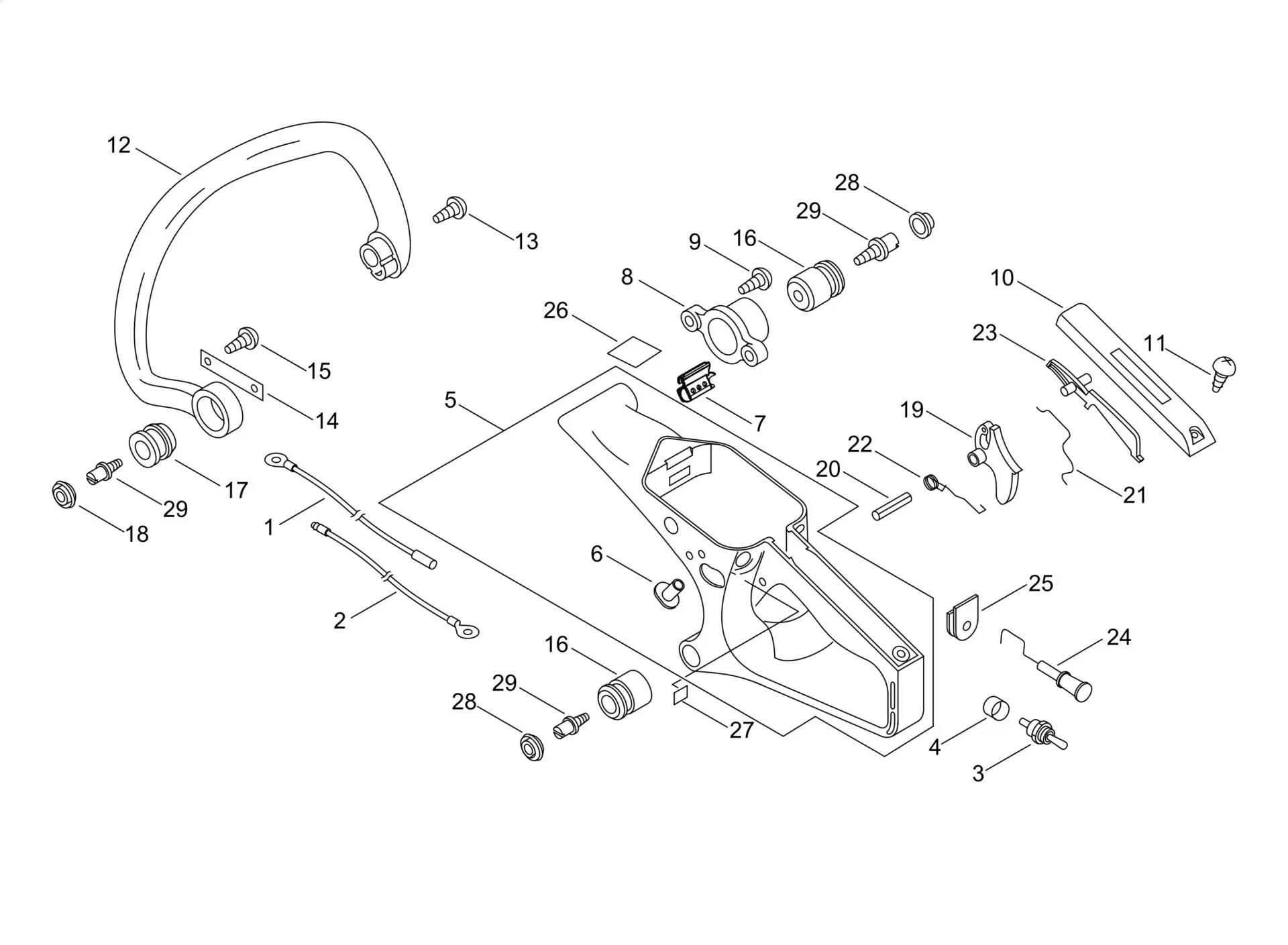 Echo CS-362WES (38000001-38999999) - Handle