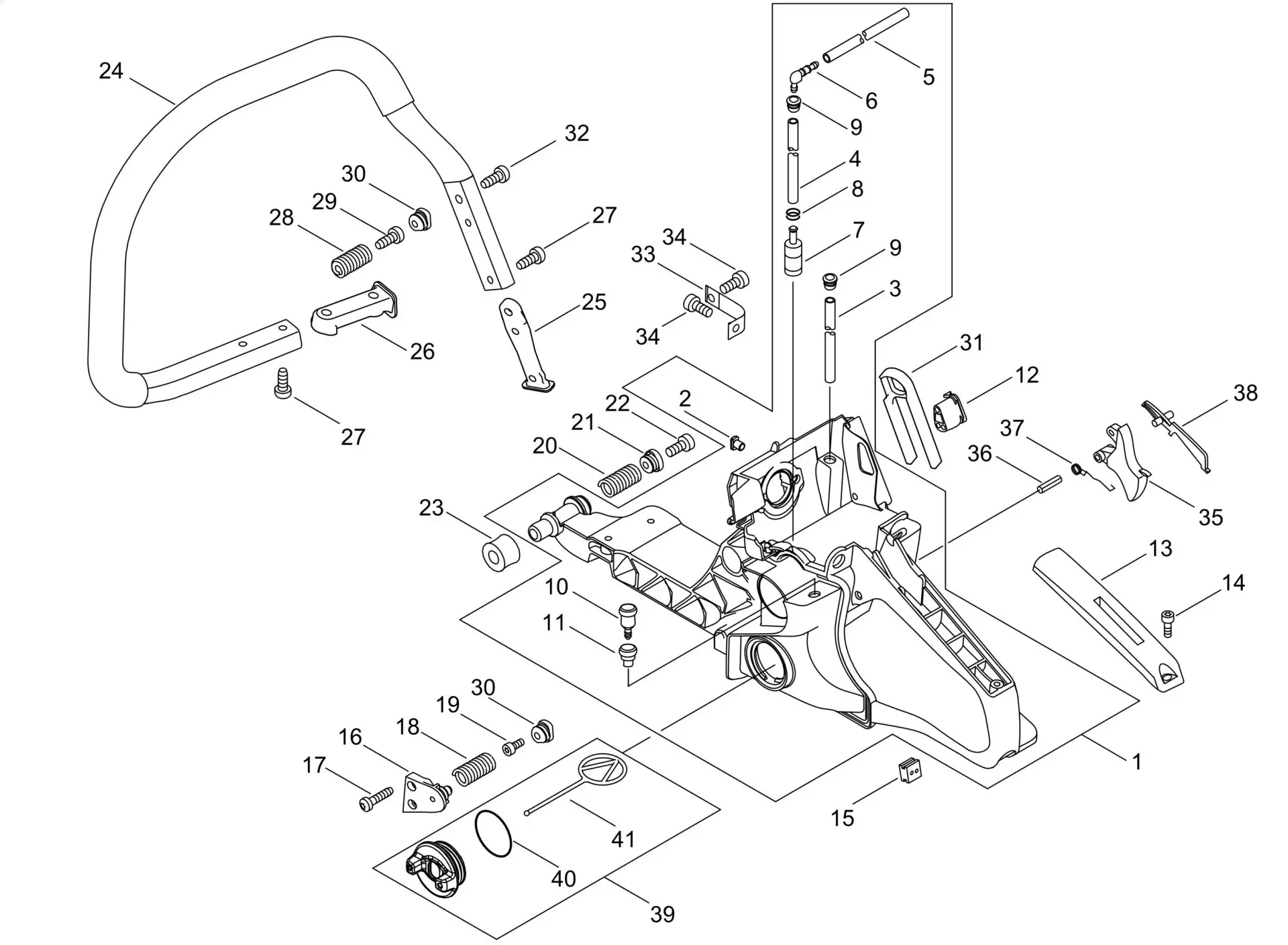 Echo CS621SX (38000001 to 38999999) - Handle