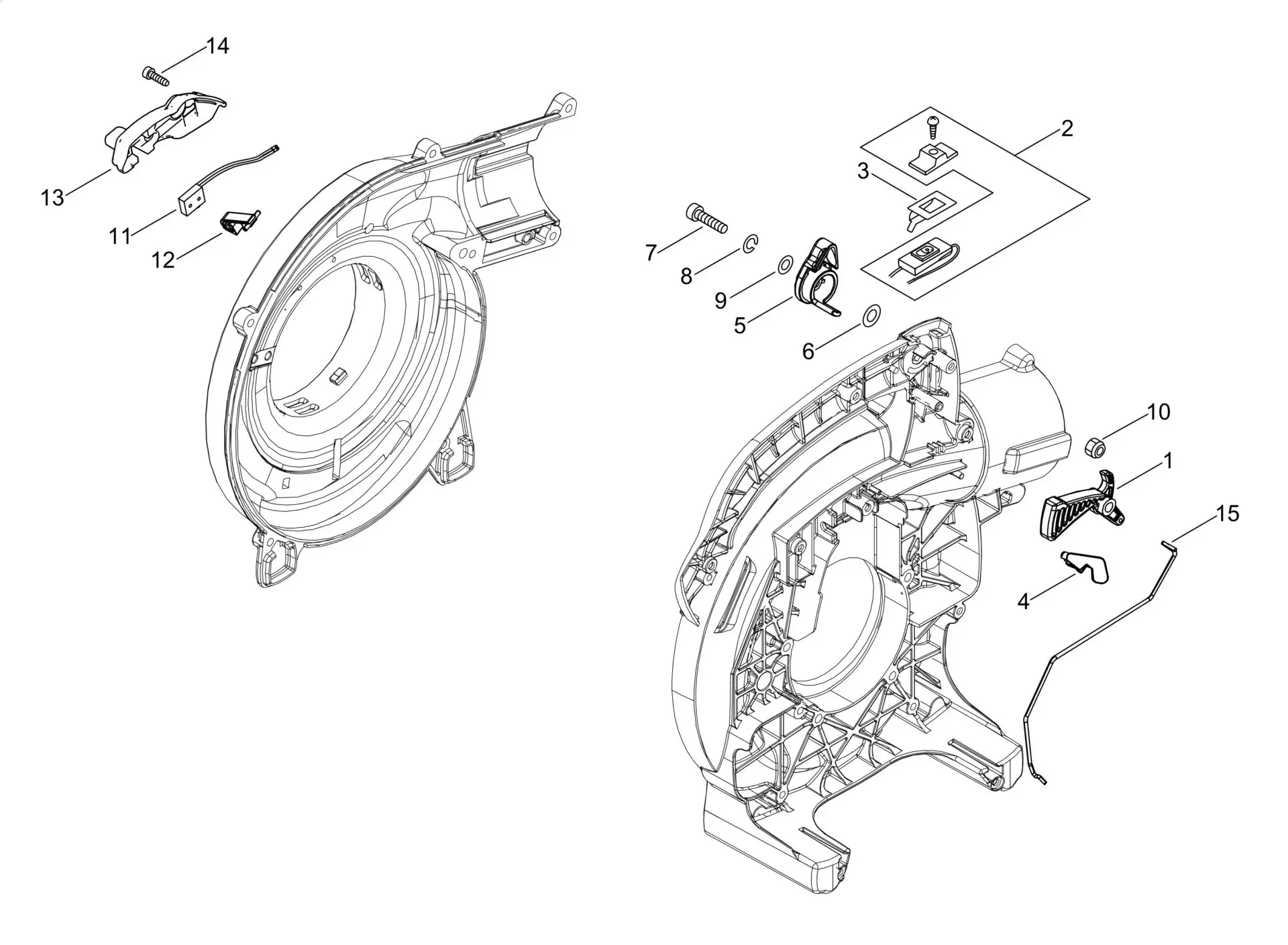 3888 Echo ES250ES (37047616 to 99999999) - Throttle