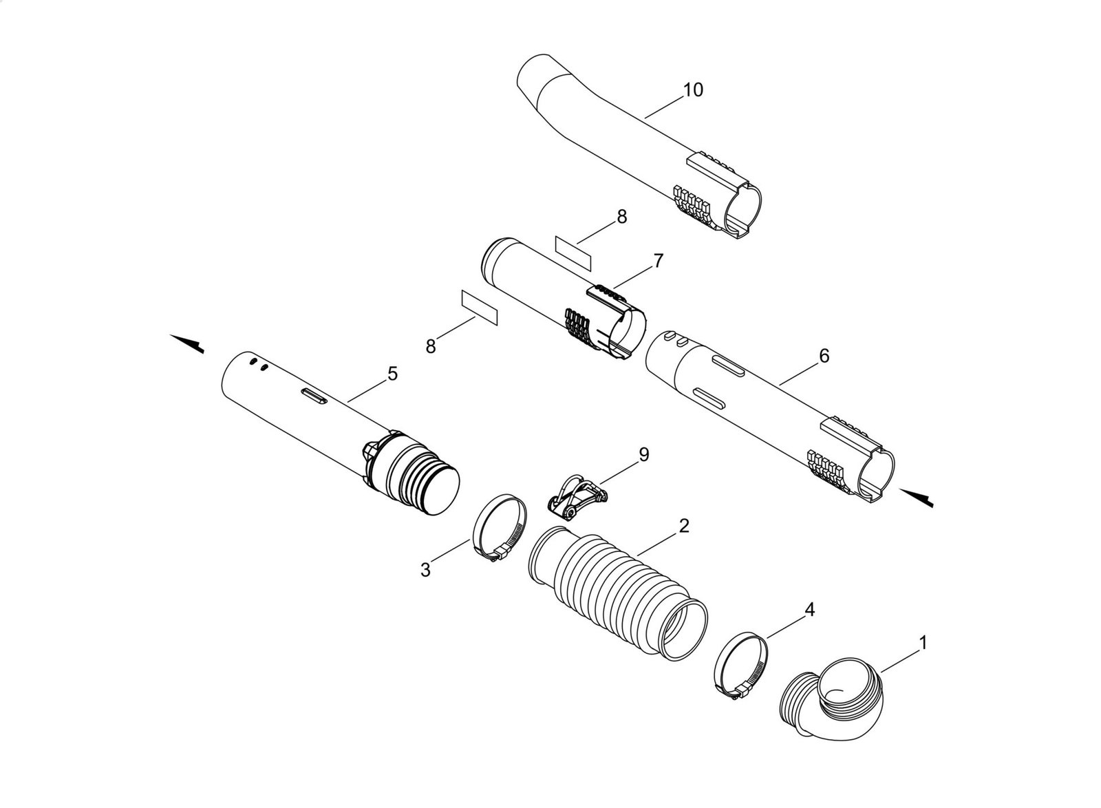 Echo PB580 (37000001 to 99999999) - Pipe