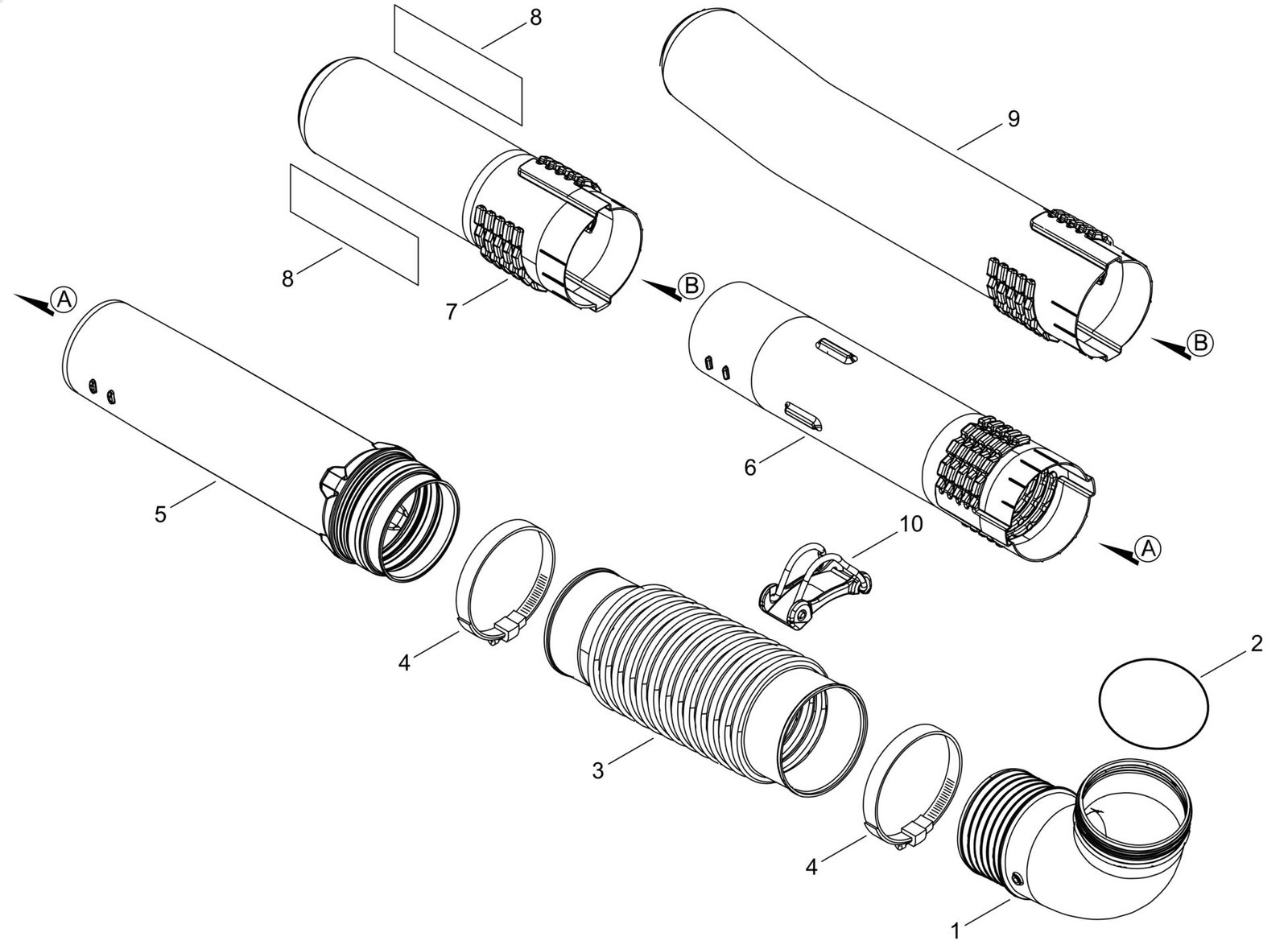 Echo PB770 (38000001 to 38999999) - Pipe