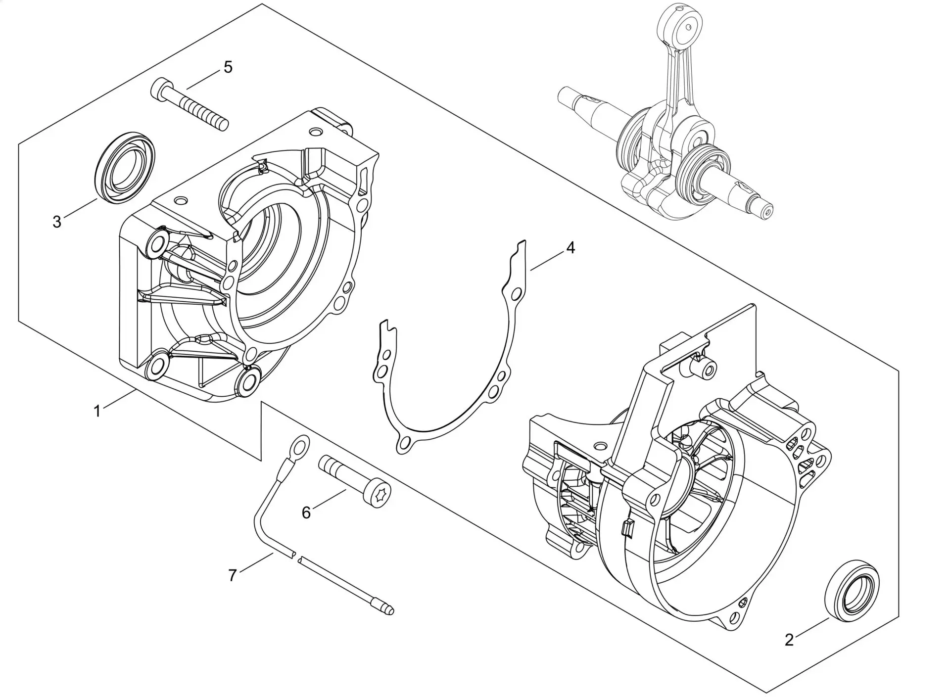 Echo PB8010 (38000001 to 38999999) - Crankcase