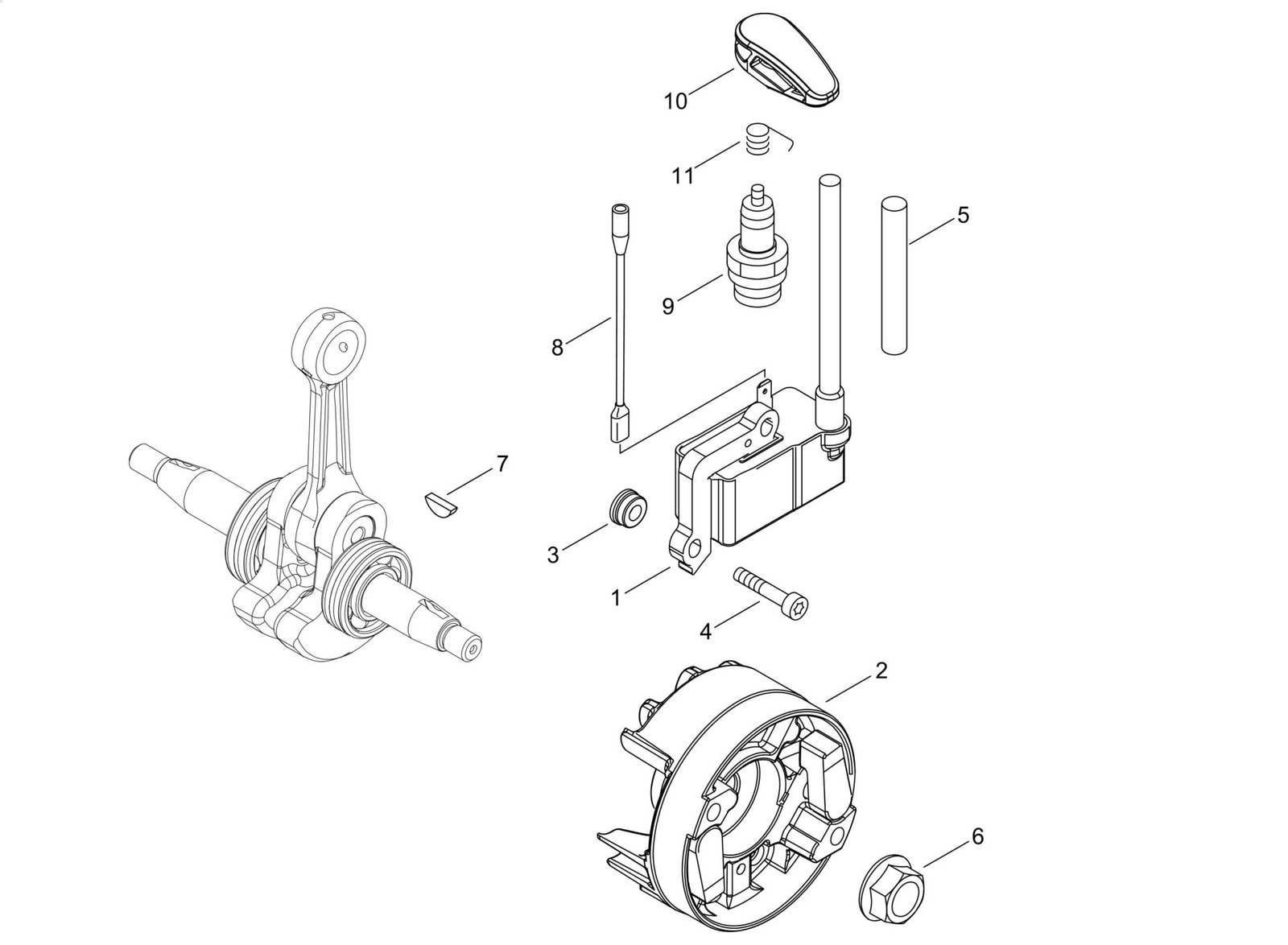 Echo PB8010 (38000001 to 38999999) - Magneto