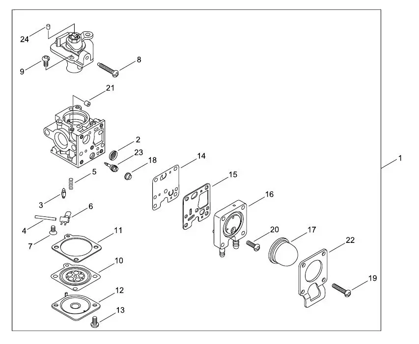 Capture11 Echo PB2520 (37001001 to 99999999) - Carburetor